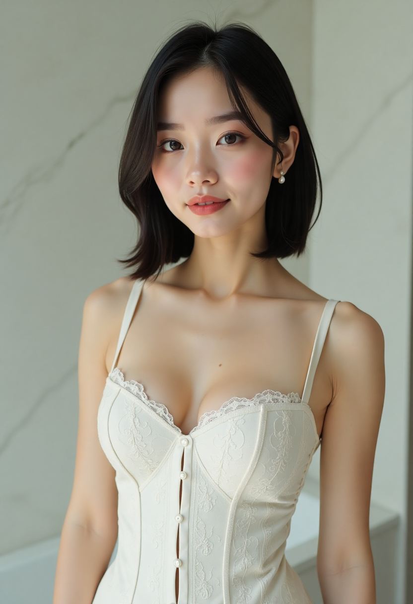 夜市灯笼与人群追逐剪影